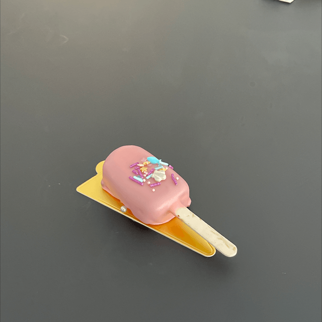Brownie popsicle